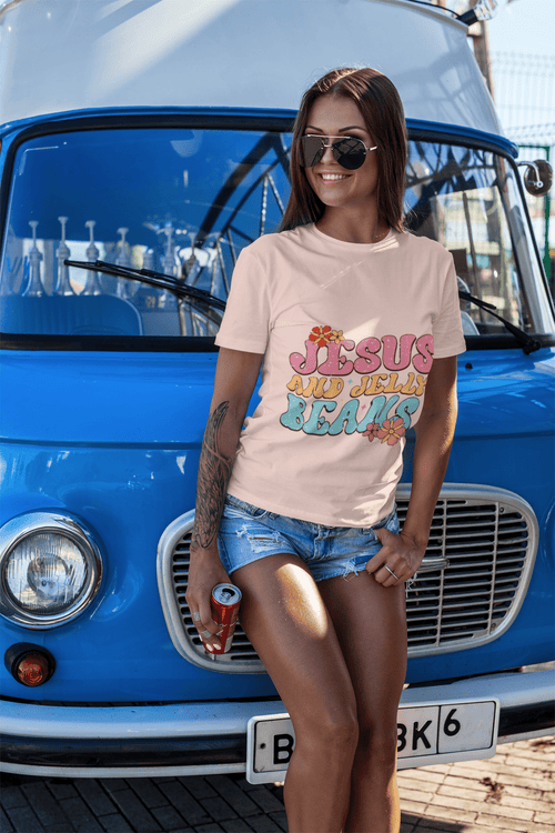 Jesus and Jelly Beans DTF transfer - KT SUBLIMATION, DTF AND MORE LLC