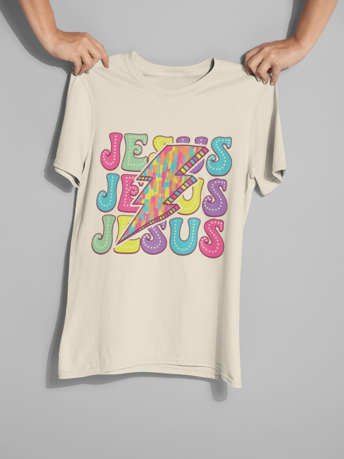 Jesus DTF Transfer – Ready to Press Christian Easter Design