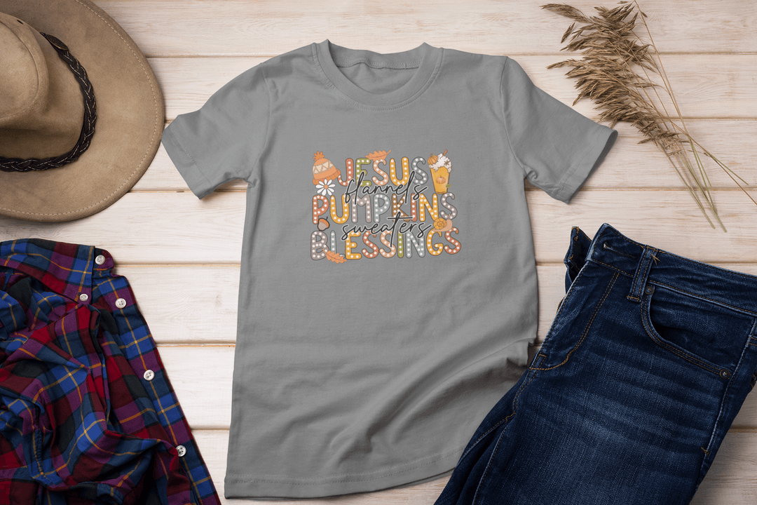 Jesus Pumkins Blessings DTF - KT SUBLIMATION, DTF AND MORE LLC