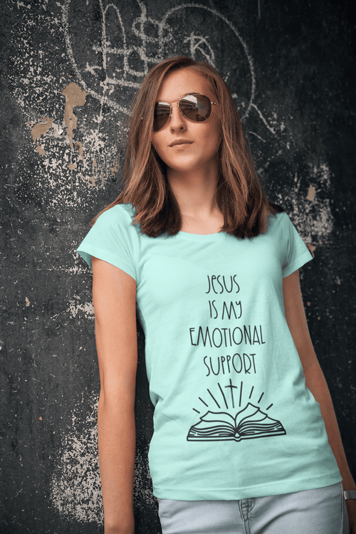 Jesus us my Emotional Support DTF - KT SUBLIMATION, DTF AND MORE LLC