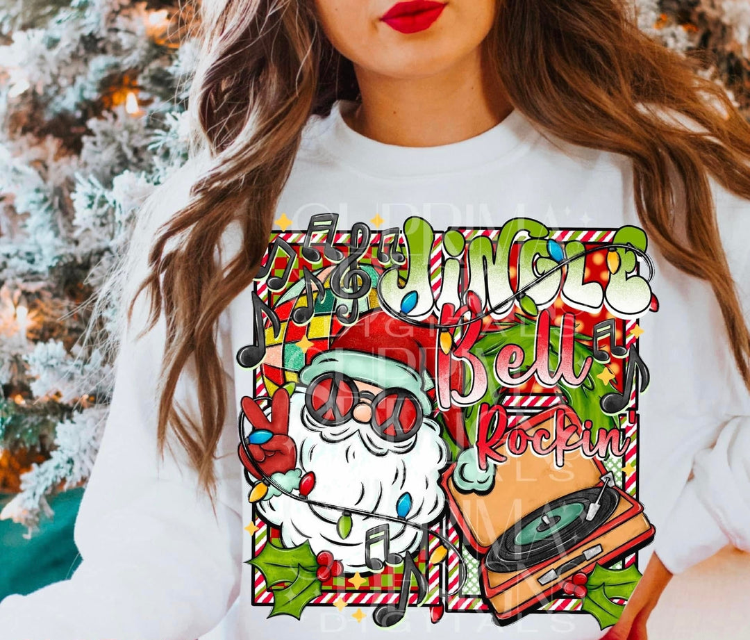 Jingle bell Rocking DTF - KT SUBLIMATION, DTF AND MORE LLC