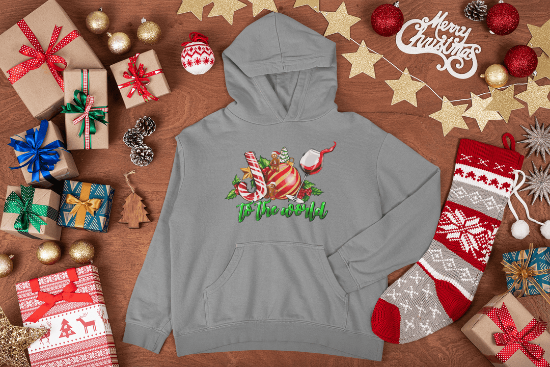 Joy to the World Wine DTF - KT SUBLIMATION, DTF AND MORE LLC