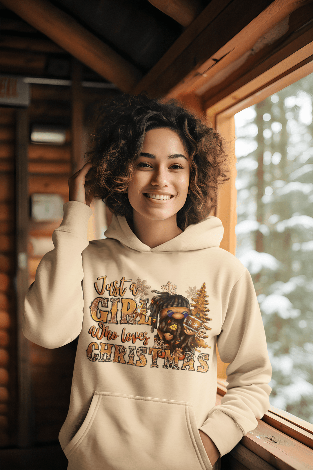 Just a Girl who love Christmas DTF - KT SUBLIMATION, DTF AND MORE LLC