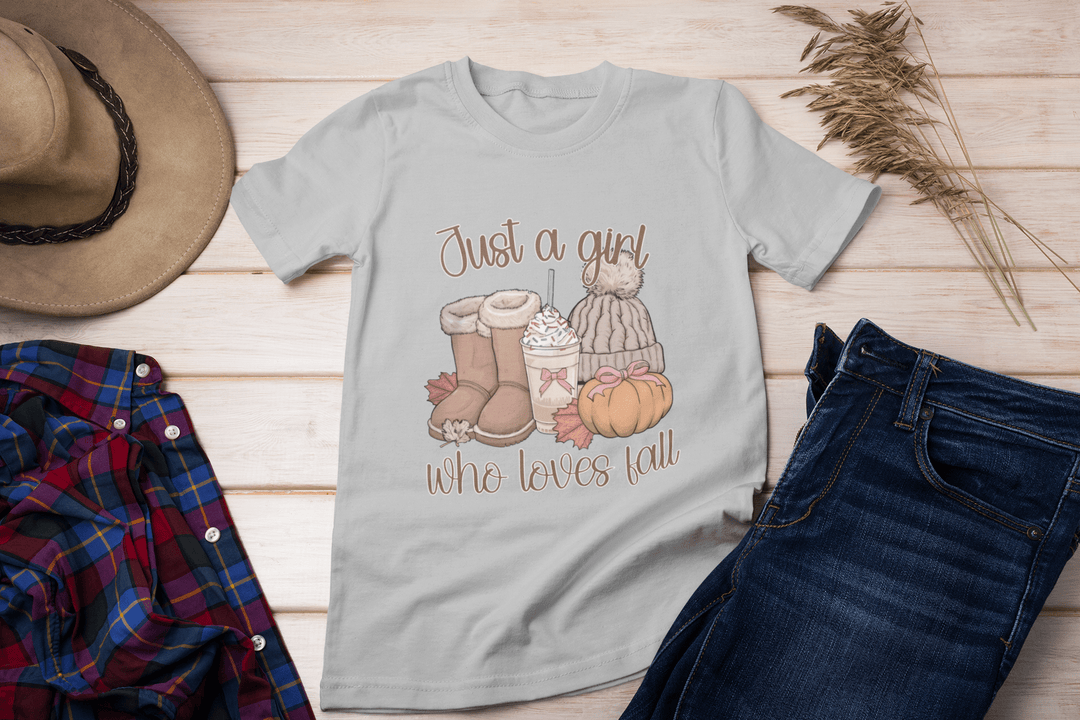 Just a girl who loves fall DTF - KT SUBLIMATION, DTF AND MORE LLC