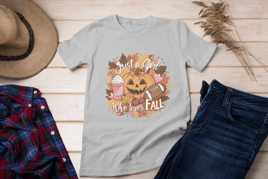 Just a girl who loves fall DTF - KT SUBLIMATION, DTF AND MORE LLC