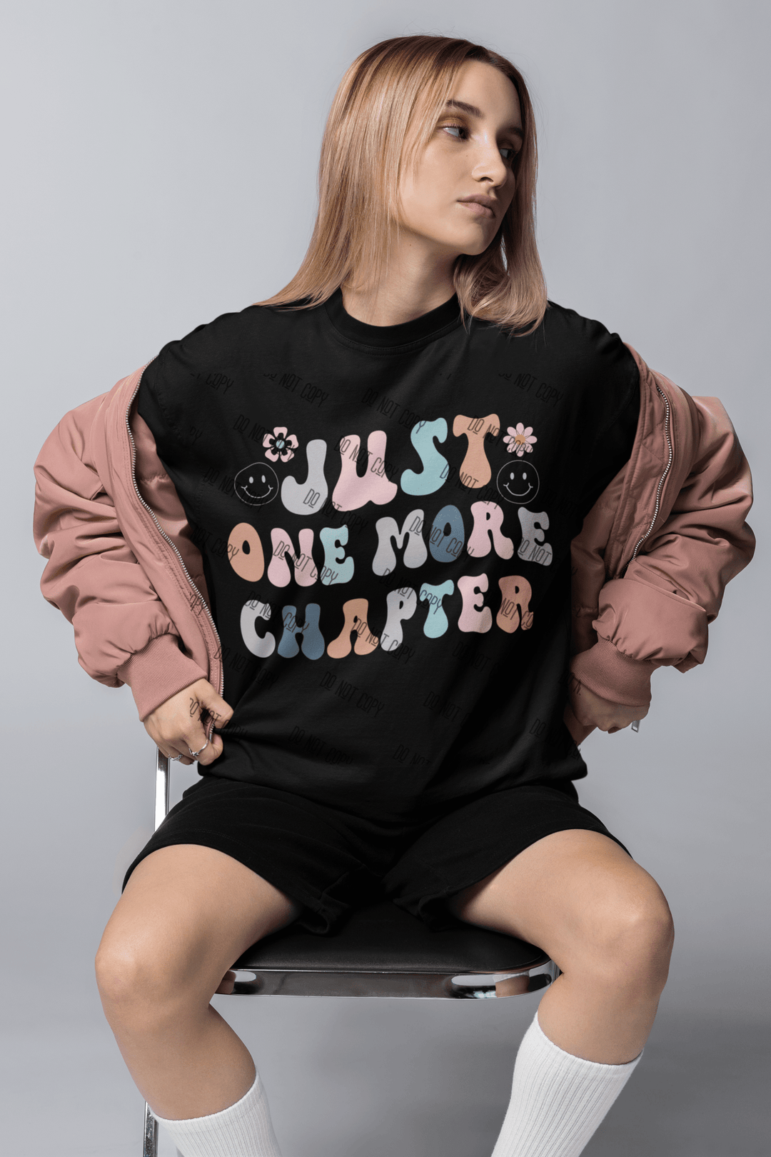 Just One More Chapter – DTF Transfer for Book Lovers | Vibrant & Long - Lasting Print - KT SUBLIMATION, DTF AND MORE LLC