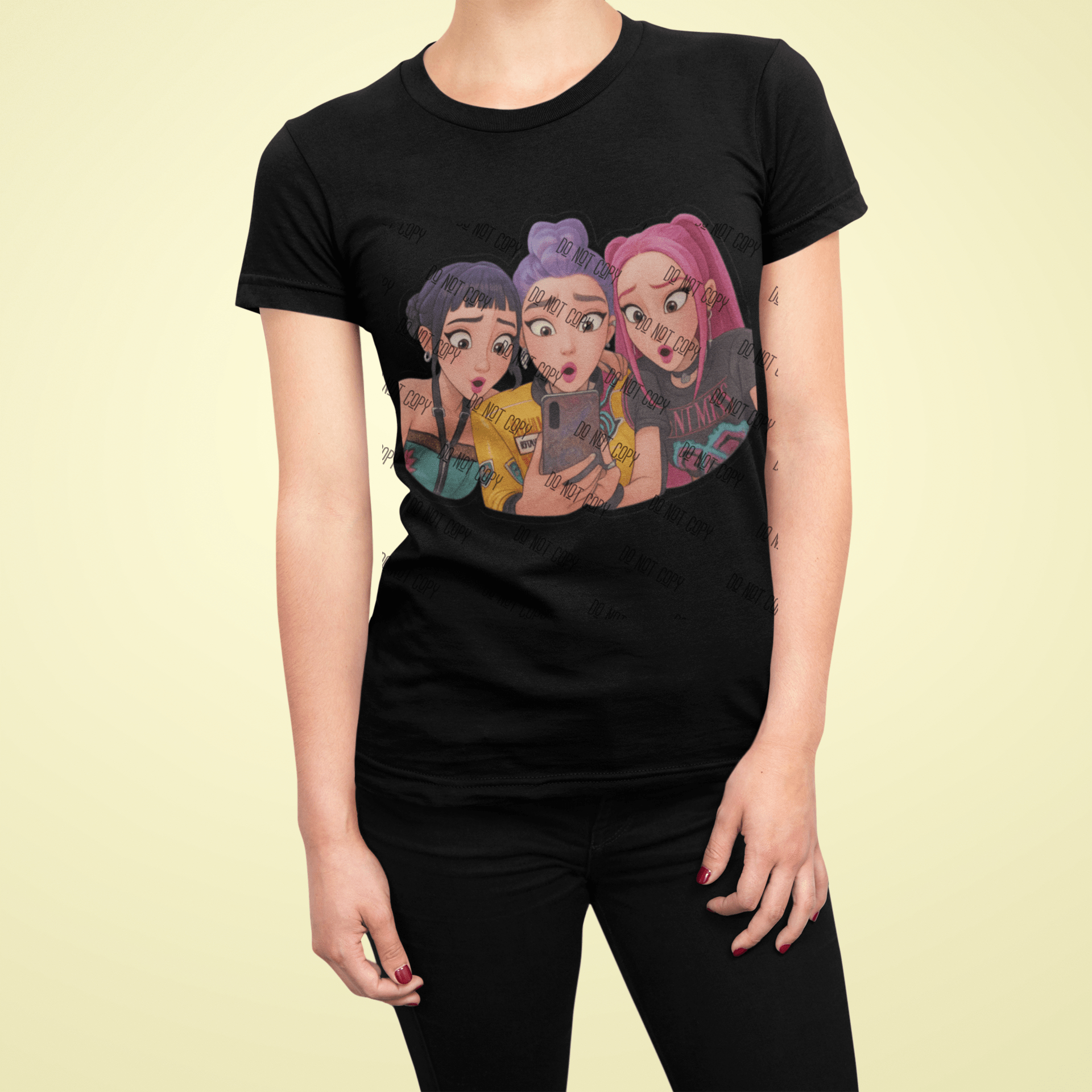 K - Pop Demon Hunter DTF Transfer | Anime - Inspired Ready - to - Press Design - KT SUBLIMATION, DTF AND MORE LLC