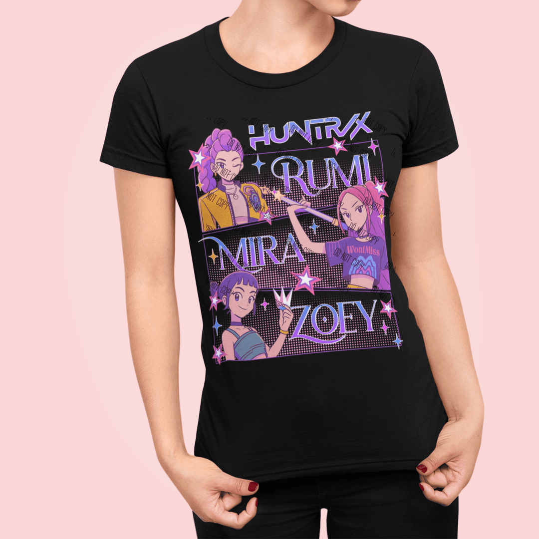 K - Pop Demon Hunter DTF Transfer | Anime - Inspired Ready - to - Press Design - KT SUBLIMATION, DTF AND MORE LLC