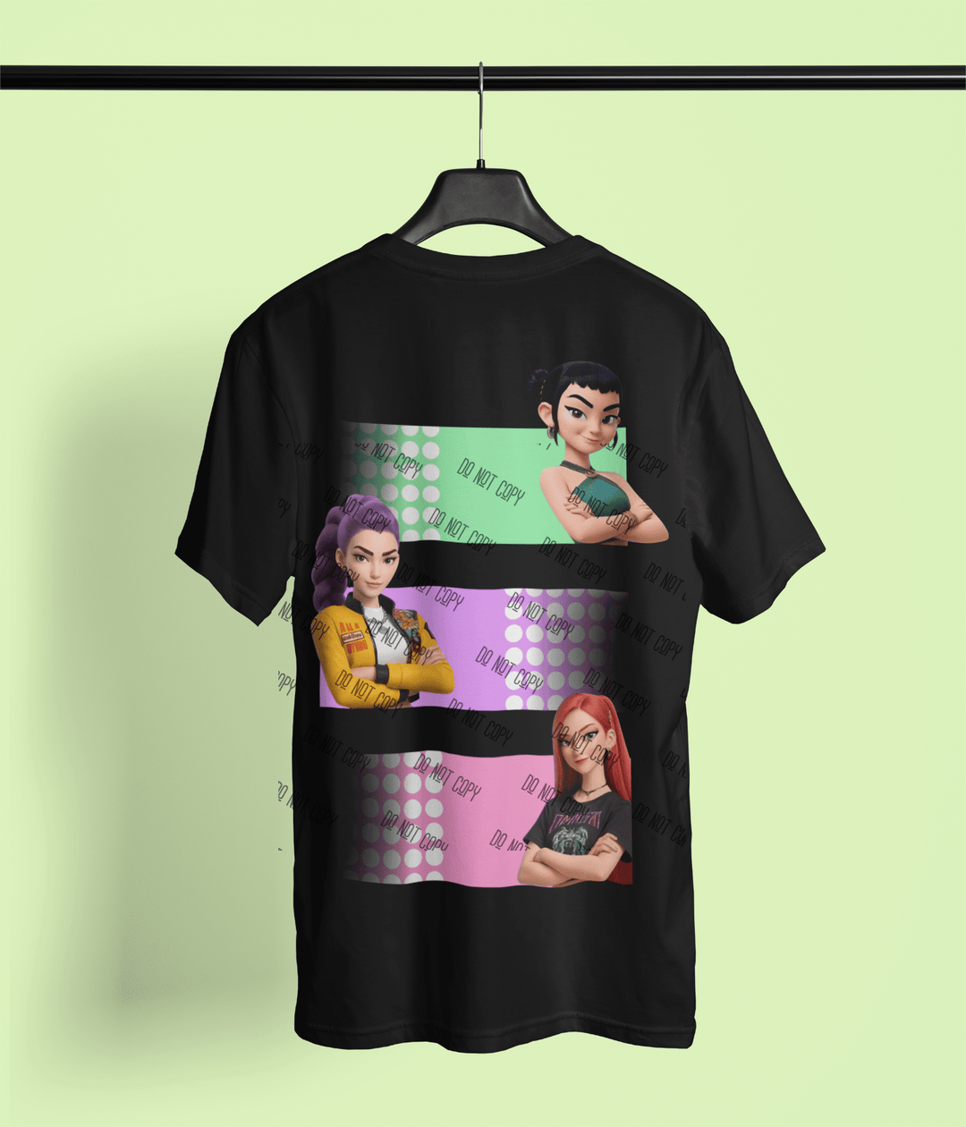 K - Pop Demon Hunter DTF Transfer | Ready - to - Press Anime - Inspired Design - KT SUBLIMATION, DTF AND MORE LLC