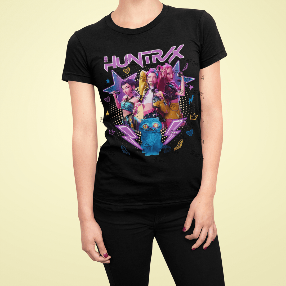 K - Pop Demon Hunter DTF Transfer | Ready - to - Press Anime - Inspired Design - KT SUBLIMATION, DTF AND MORE LLC