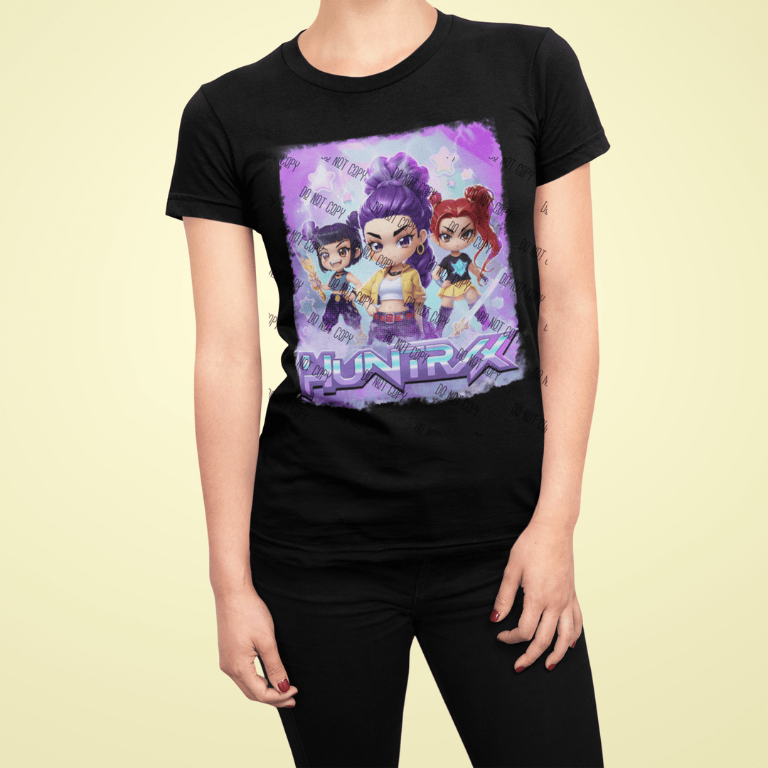 K - Pop Demon Hunter DTF Transfer | Ready - to - Press Anime - Inspired Design - KT SUBLIMATION, DTF AND MORE LLC