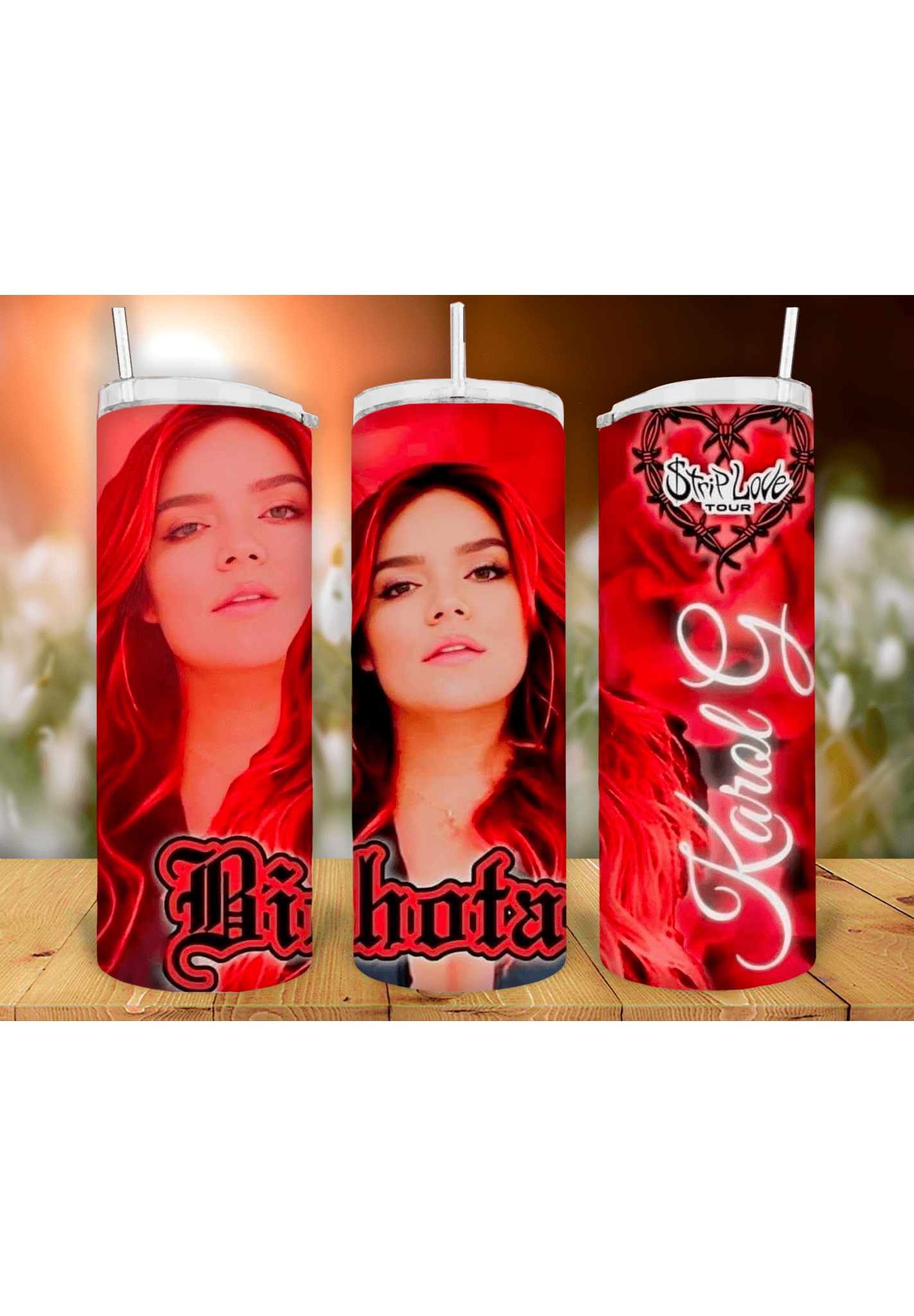 Karol G 20oz sublimation print - KT SUBLIMATION, DTF AND MORE LLC