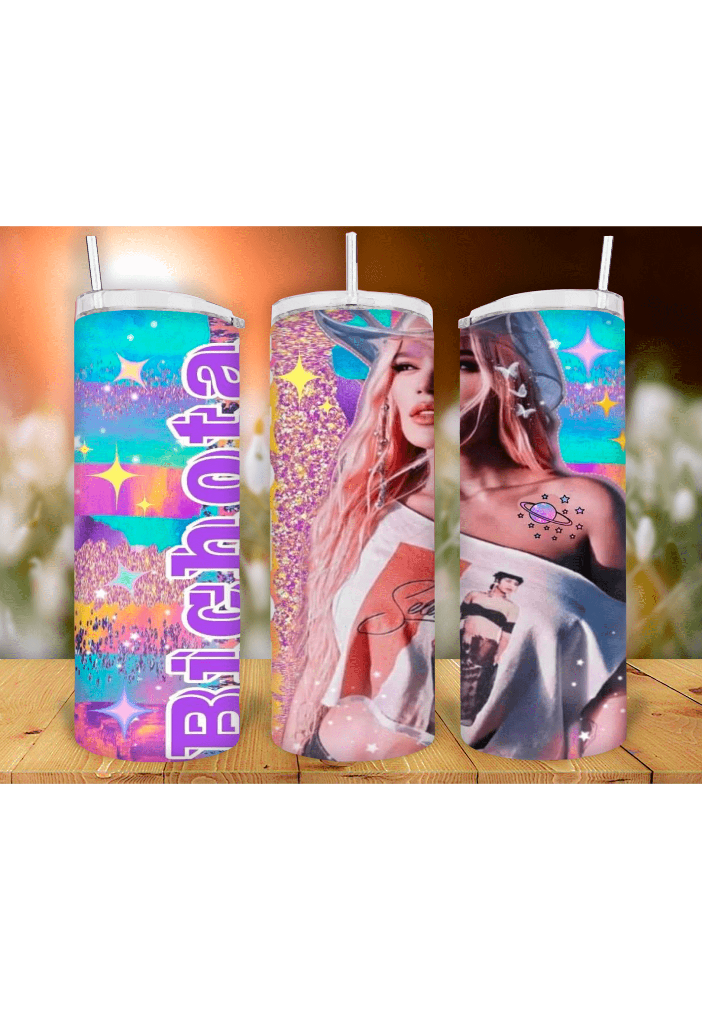 Karol G 20oz sublimation print - KT SUBLIMATION, DTF AND MORE LLC