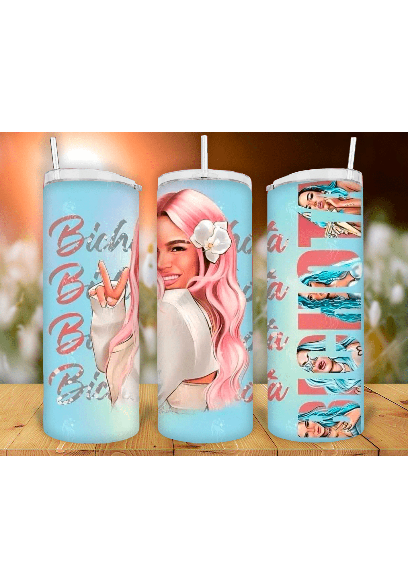 Karol G  20oz sublimation print