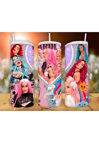 Karol G 20oz sublimation print - KT SUBLIMATION, DTF AND MORE LLC