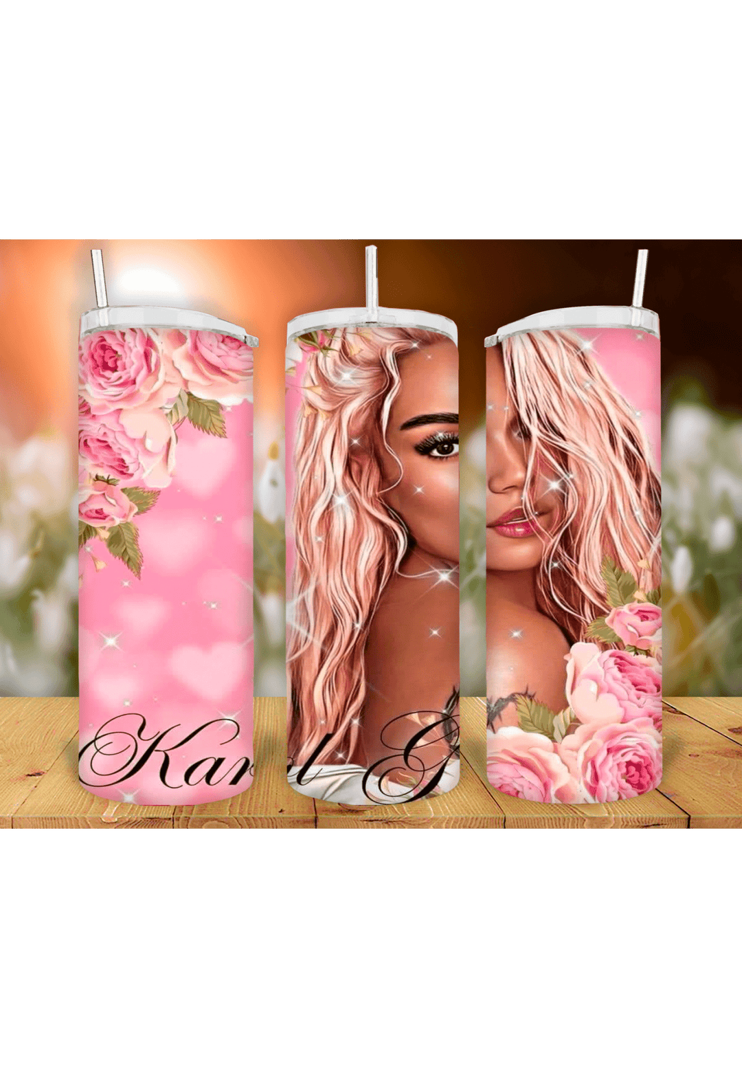Karol G 20oz sublimation print - KT SUBLIMATION, DTF AND MORE LLC