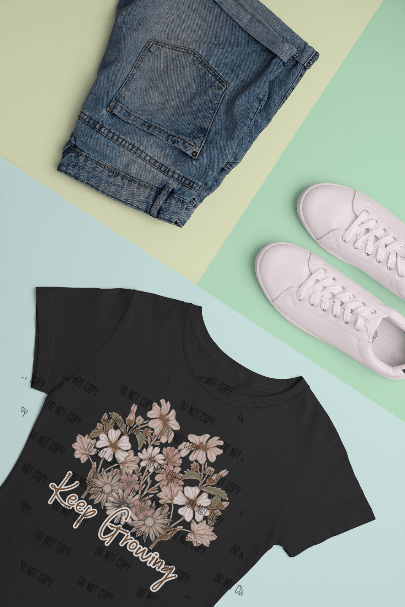 Keep Growing DTF Transfer – Ready to Press 🌱🌟