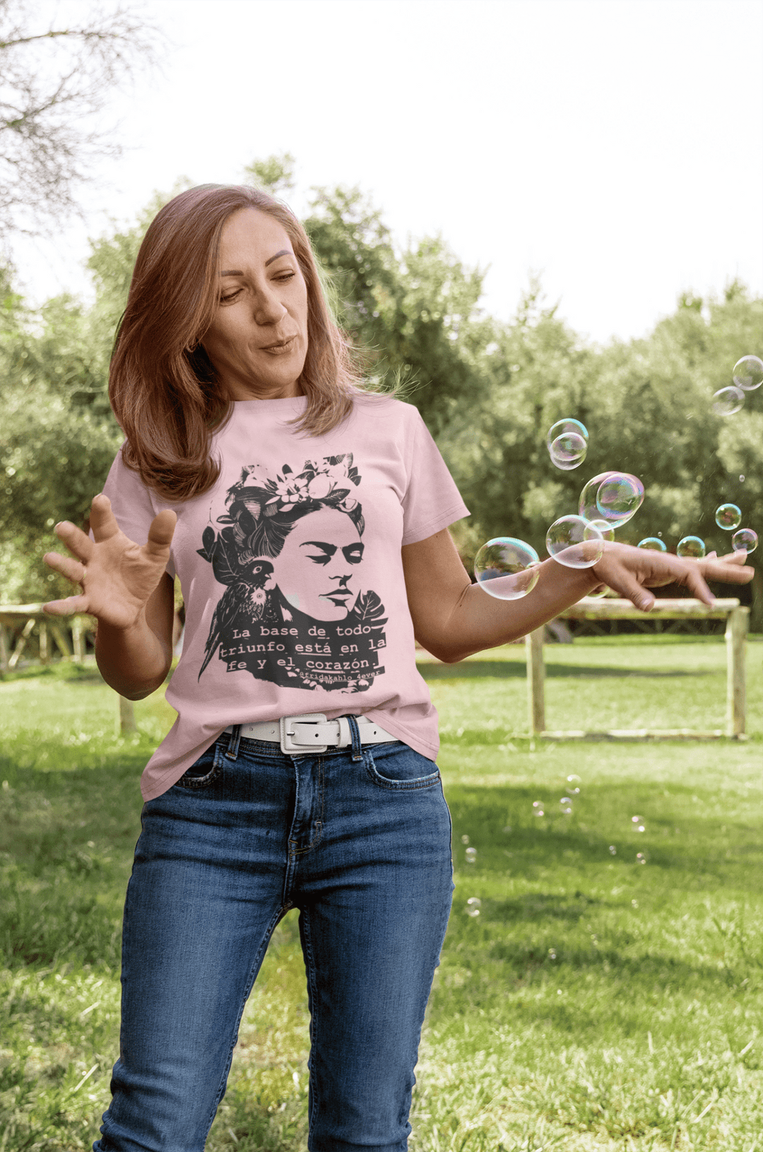 La base de todo triunfo esta en la fe y el corazon DTF - KT SUBLIMATION, DTF AND MORE LLC