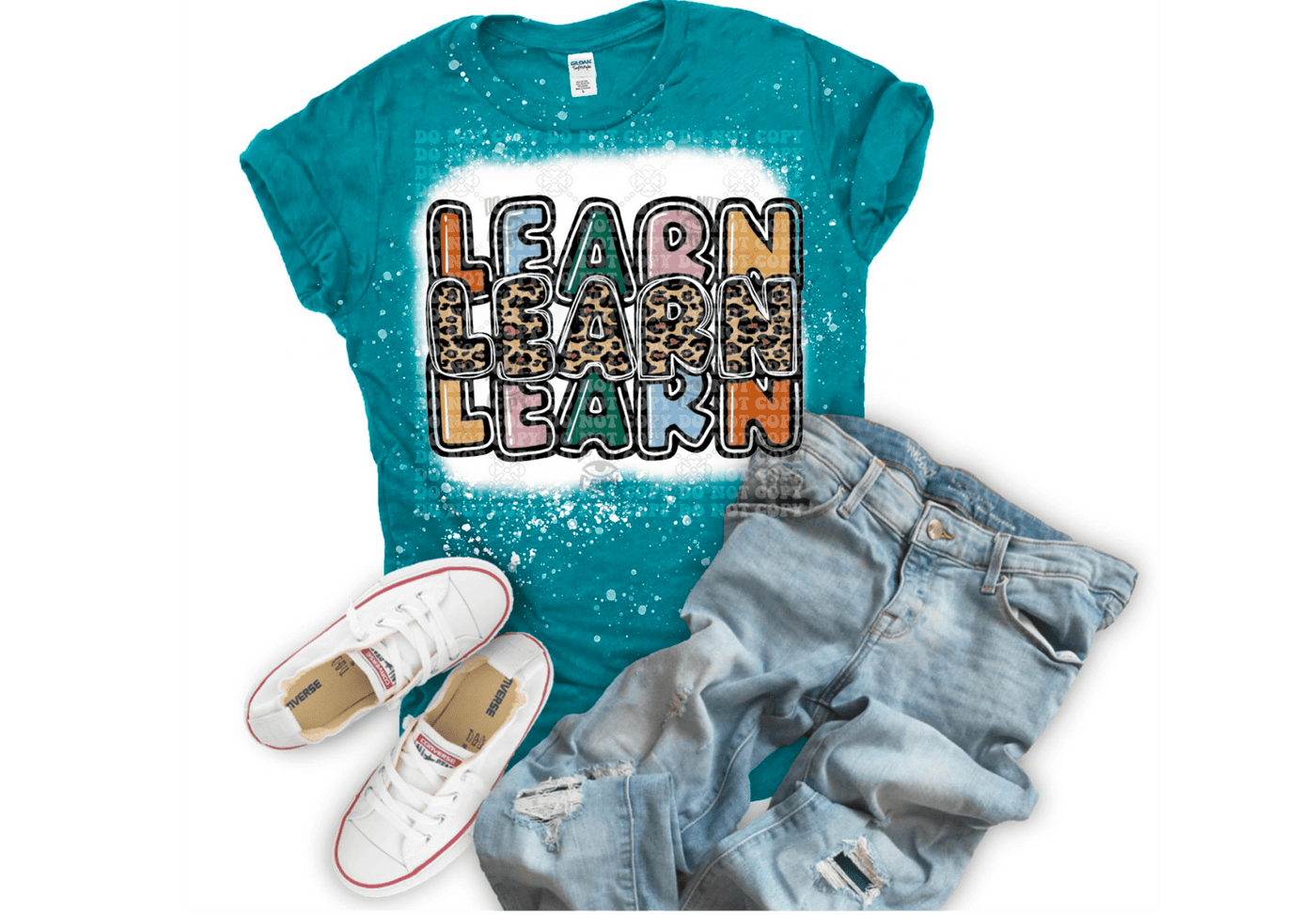 Learn, learn, learn DTF ready to press transfer - KT SUBLIMATION, DTF AND MORE LLC