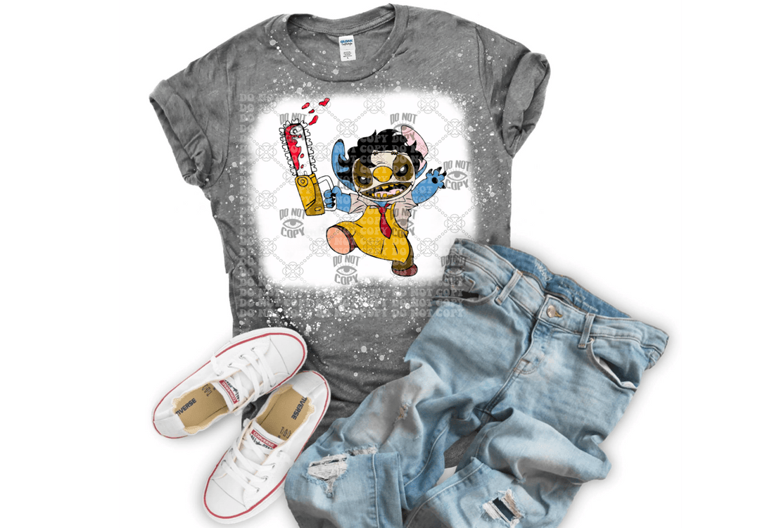 Leatherface stitch DTF ready to press transfer - KT SUBLIMATION, DTF AND MORE LLC