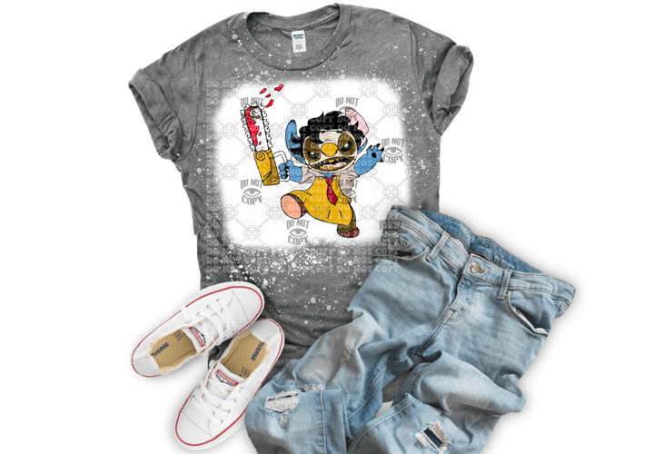 Leatherface stitch DTF ready to press transfer - KT SUBLIMATION, DTF AND MORE LLC