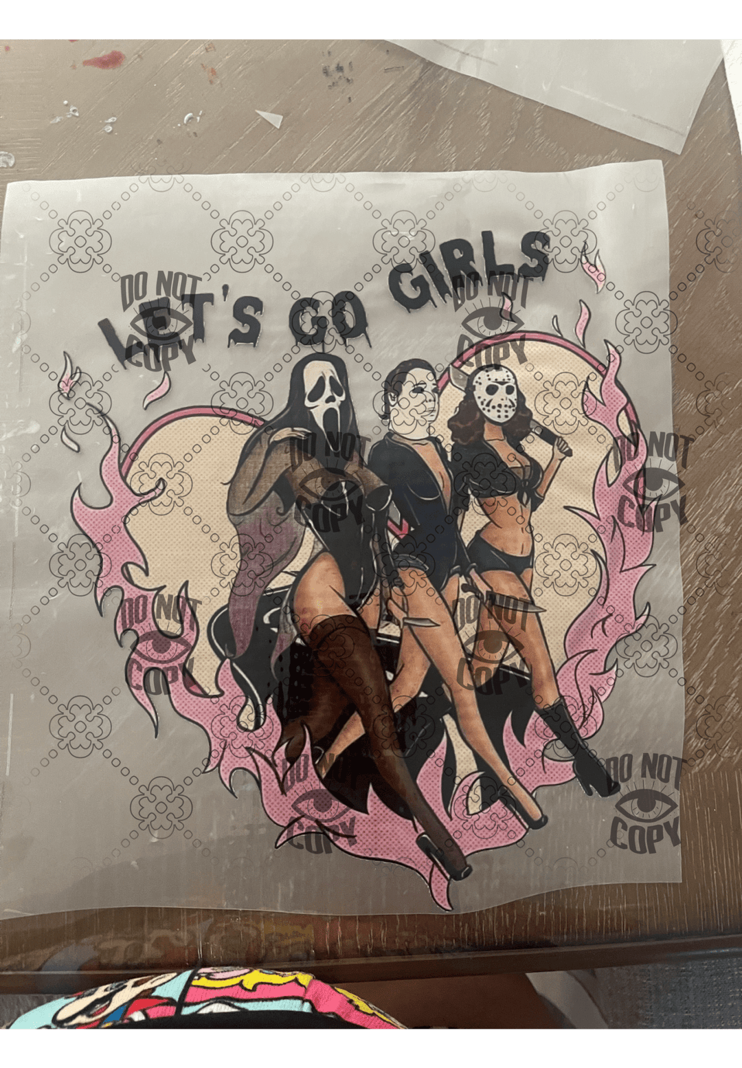 Let’s go Girls Halloween DTF ready to press transfer - KT SUBLIMATION, DTF AND MORE LLC