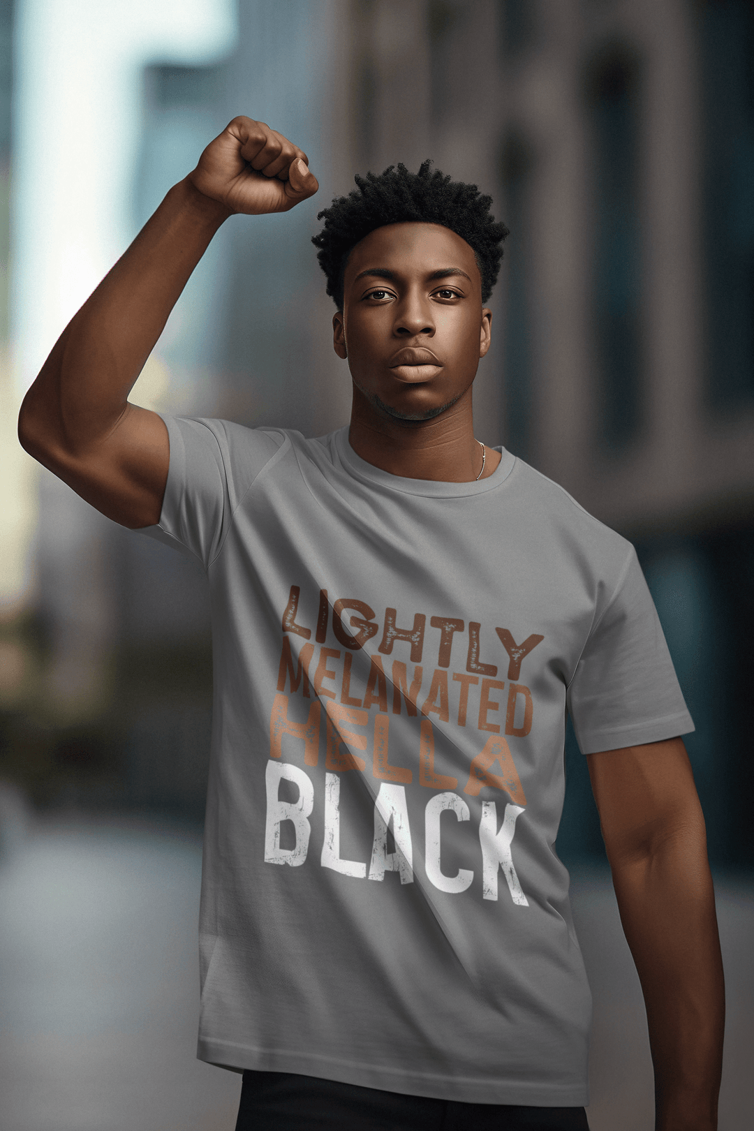 Lightly Melanated Hella Black DTF, ready to press transfer - KT SUBLIMATION, DTF AND MORE LLC
