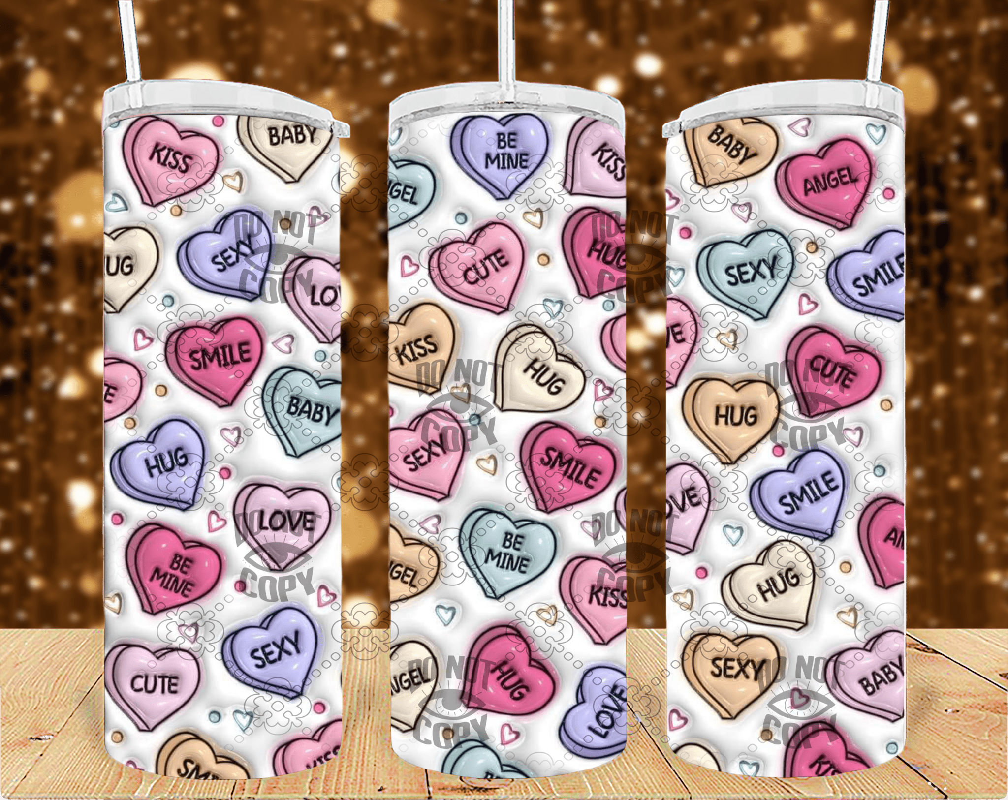 Love 20oz Tumbler Sublimation Print