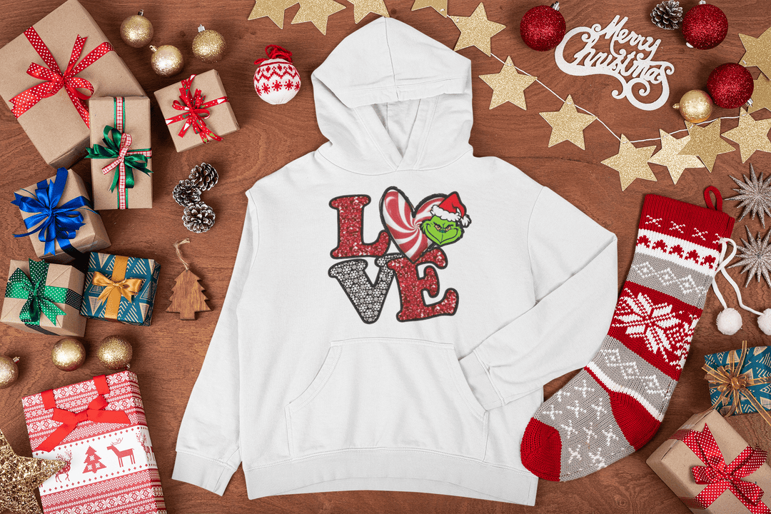 Love Grinch Transfer Direct to Film, Green guy Transfer - KT SUBLIMATION, DTF AND MORE LLC