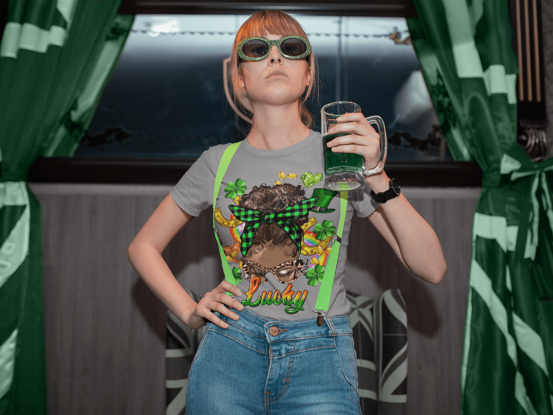 Lucky DTF Transfer – Ready to Press for St. Patrick’s & Everyday Wear! 🍀✨