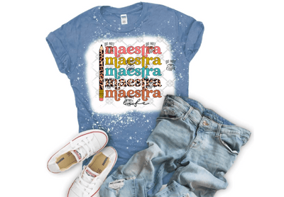 Maestra DTF latino ready to press transfer - KT SUBLIMATION, DTF AND MORE LLC