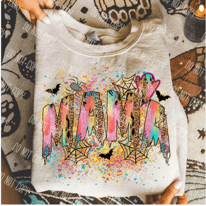 Mama Halloween DTF Transfer – Spooky Season Vibes for Custom Tees & Hoodies - KT SUBLIMATION, DTF AND MORE LLC