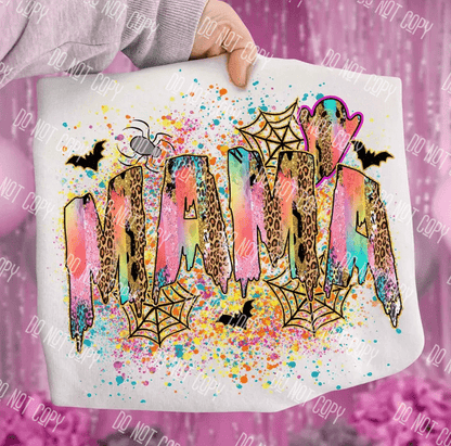 Mama Halloween DTF Transfer – Spooky Season Vibes for Custom Tees & Hoodies - KT SUBLIMATION, DTF AND MORE LLC