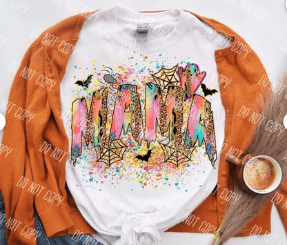 Mama Halloween DTF Transfer – Spooky Season Vibes for Custom Tees & Hoodies - KT SUBLIMATION, DTF AND MORE LLC