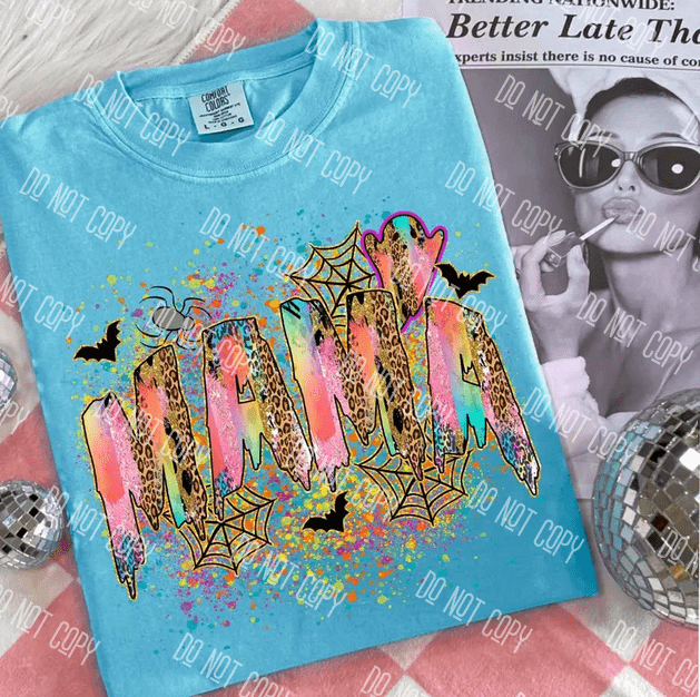 Mama Halloween DTF Transfer – Spooky Season Vibes for Custom Tees & Hoodies - KT SUBLIMATION, DTF AND MORE LLC