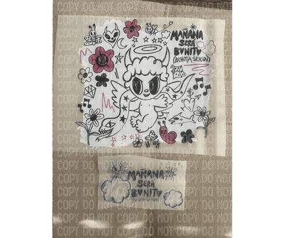 Manana sera bonito DTF back and pocket size - KT SUBLIMATION, DTF AND MORE LLC