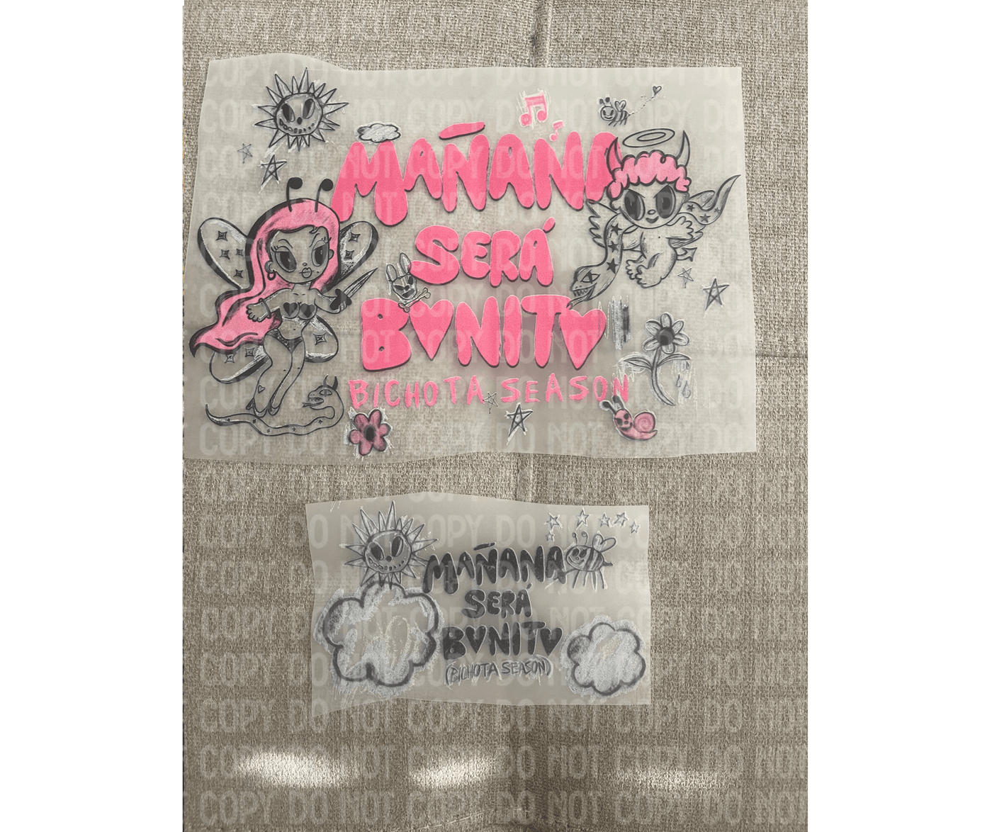 Manana sera bonito DTF back and pocket size - KT SUBLIMATION, DTF AND MORE LLC