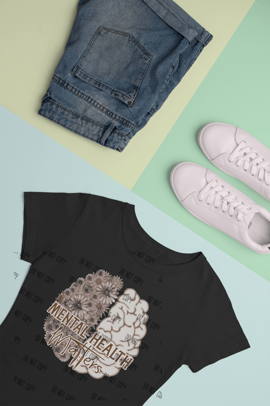 Mental Health Matters DTF Transfer – Inspirational & Awareness Heat Transfer Design - KT SUBLIMATION, DTF AND MORE LLC