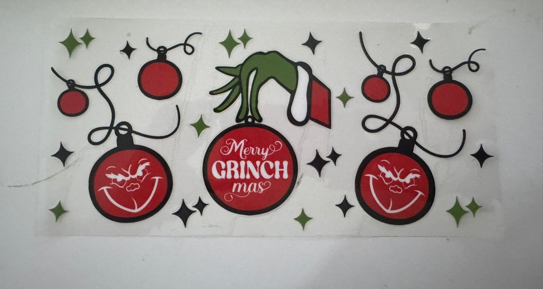 Merry Grinchmas 16oz UV Wrap - KT SUBLIMATION, DTF AND MORE LLC