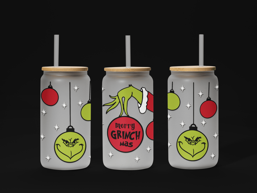 Merry Grinchmas 16oz UV Wrap - KT SUBLIMATION, DTF AND MORE LLC