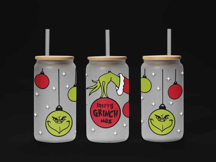 Merry Grinchmas 16oz UV Wrap - KT SUBLIMATION, DTF AND MORE LLC