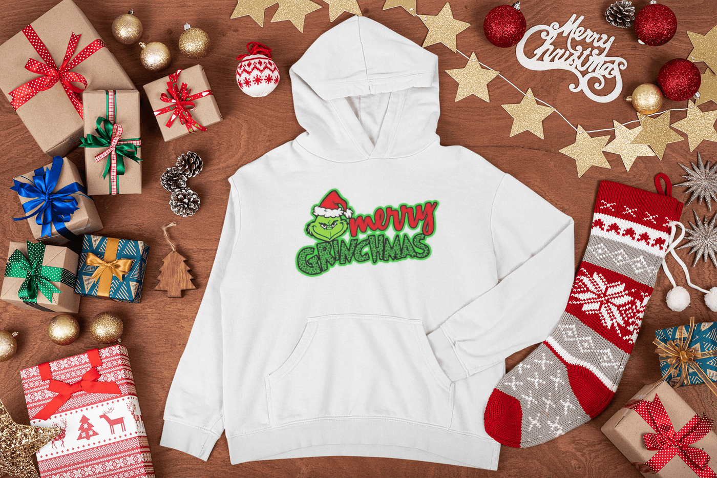 Merry Grinchmas Direct to Film Transfer, Green guy, Grinchmas Transfer DTF - KT SUBLIMATION, DTF AND MORE LLC