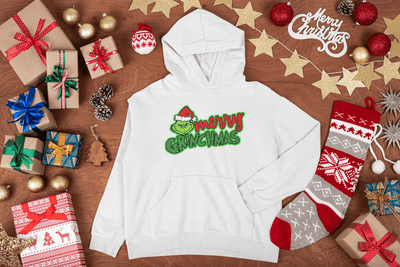 Merry Grinchmas Direct to Film Transfer, Green guy, Grinchmas Transfer DTF - KT SUBLIMATION, DTF AND MORE LLC