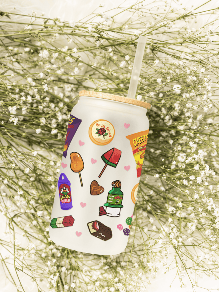 Mexican Candy Snack UV DTF Wrap – 16oz Libbey Glass Can Transfer - KT SUBLIMATION, DTF AND MORE LLC