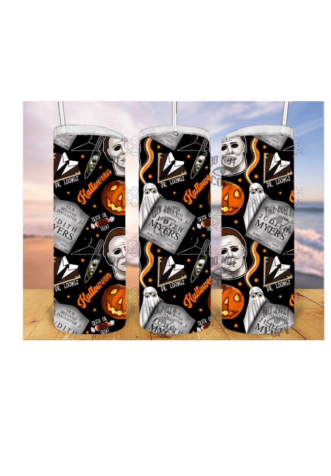 Michael Myers 20oz Tumbler Sublimation Print - KT SUBLIMATION, DTF AND MORE LLC