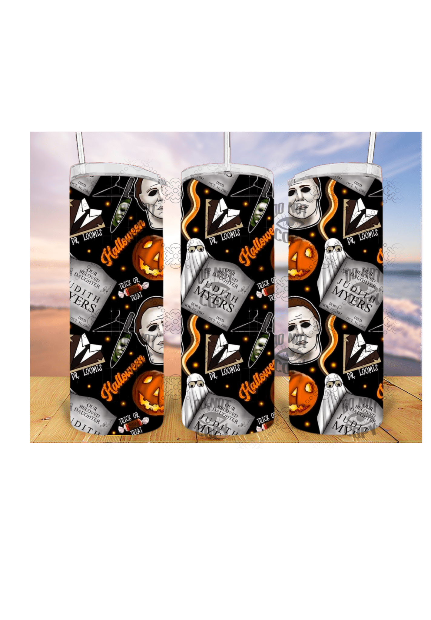 Michael Myers 20oz Tumbler Sublimation Print - KT SUBLIMATION, DTF AND MORE LLC