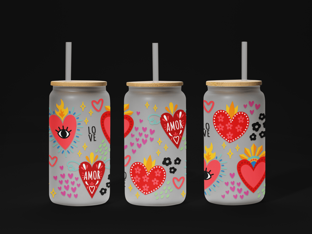 Milagritos Valentine 16oz UV DTF Wrap – Romantic & Ready to Apply! 💕✨ - KT SUBLIMATION, DTF AND MORE LLC