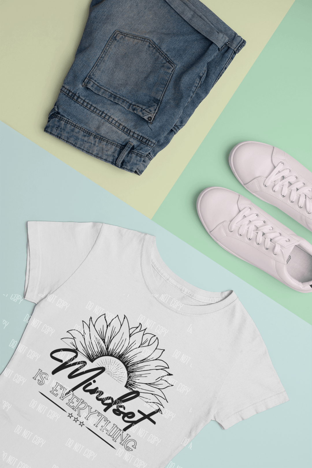 Mindset Is Everything" DTF Transfer – Ready to Press & Inspire! 💡✨ - KT SUBLIMATION, DTF AND MORE LLC