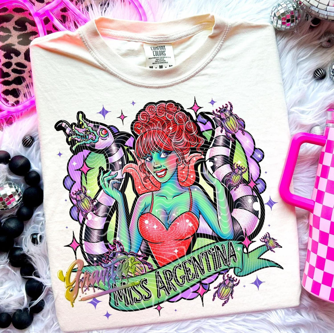 Miss Argentina beetlejuuce DTF - KT SUBLIMATION, DTF AND MORE LLC