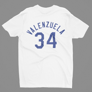 Valenzuela 34 Dodgers DTF